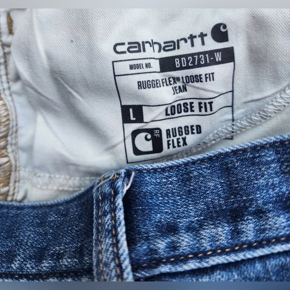 Carhartt- ladies loose fit jeans- size 10- excellent shape!